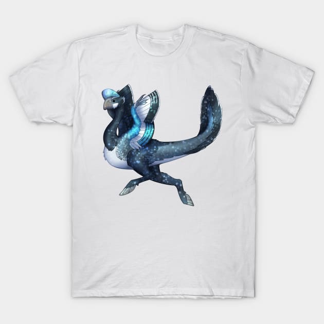 Cozy Oviraptor T-Shirt by Phoenix Baldwin